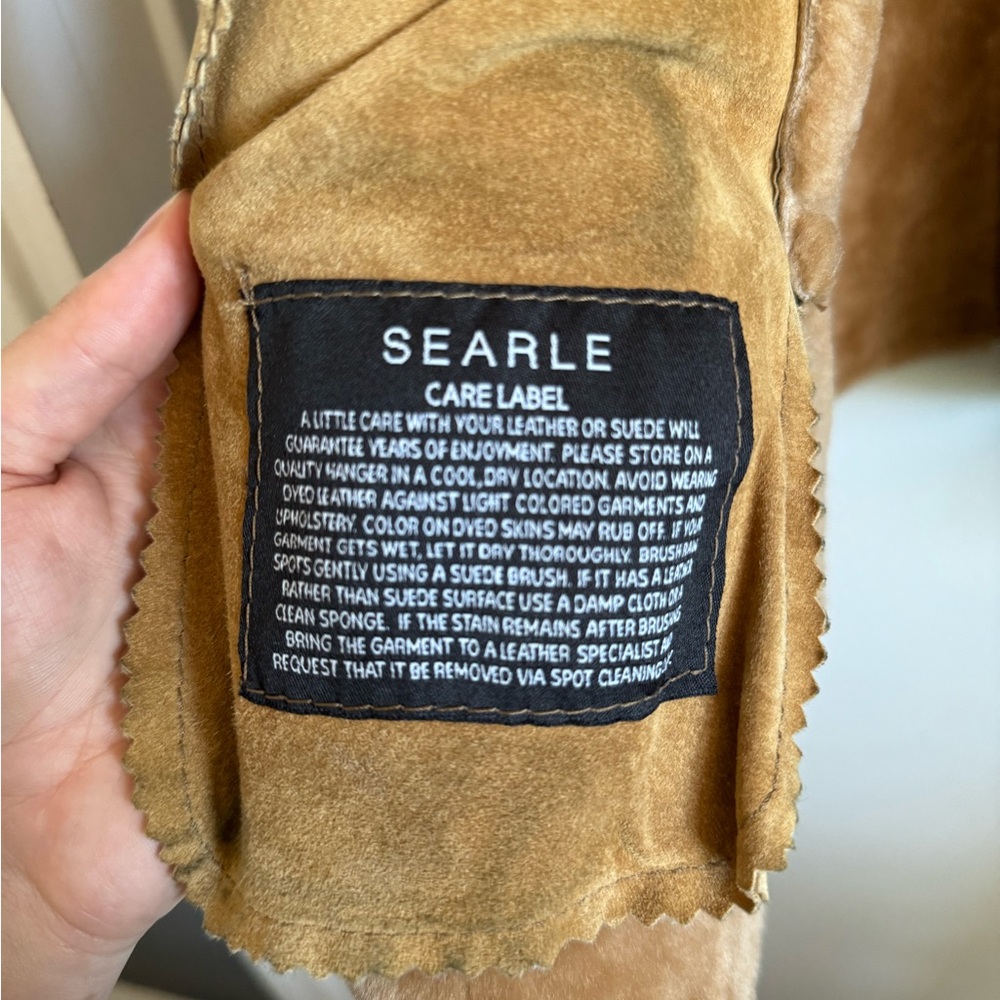 Vintage wool suede shearling penny lane type coat - Picture 2 of 4